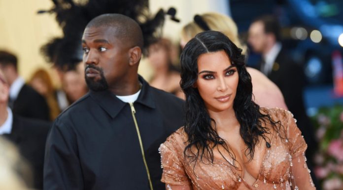 Kim Kardashian West squeezes into blue Cher-inspired latex for Met Gala 2019 after party