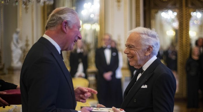 American fashion designer Ralph Lauren is now a knight