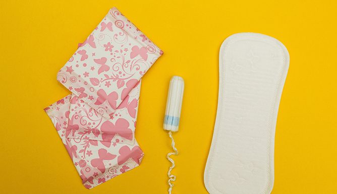 Power Packs Provide GRPS Students with Feminine Hygiene Products