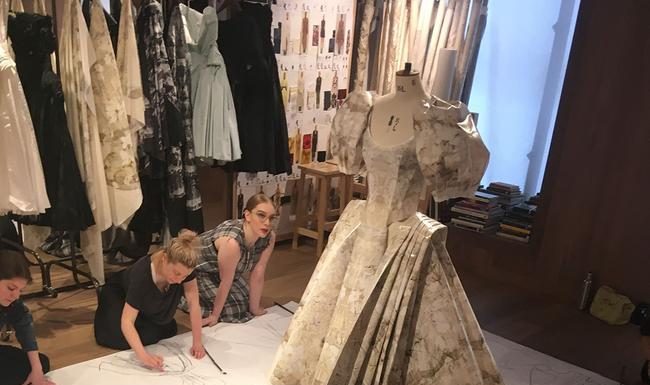 The story behind Sarah Burton’s favourite Alexander McQueen spring/summer 2020 dress