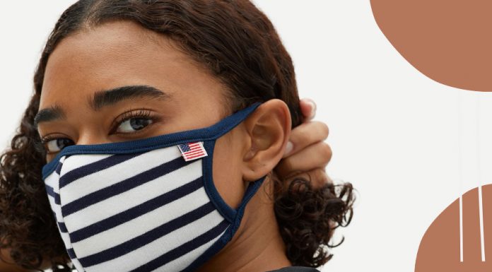 Everlane just launched fabric face masks in cute, colorful sets